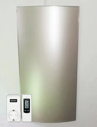 Infrarot-Wandheizung mit Steckerthermostat 1120 Watt